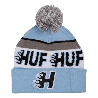 Enforcer Pom Beanie Lblue