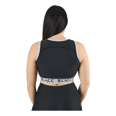 Power X Crop Top 2.0 Black/white