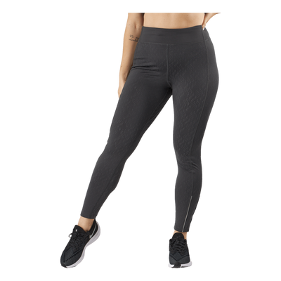 Run Reflective Tights Black/grey/silver