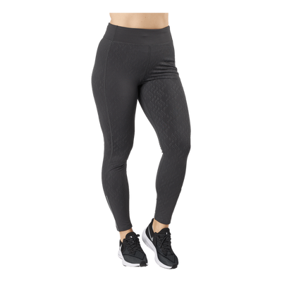 Run Reflective Tights Black/grey/silver