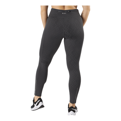 Run Reflective Tights Black/grey/silver