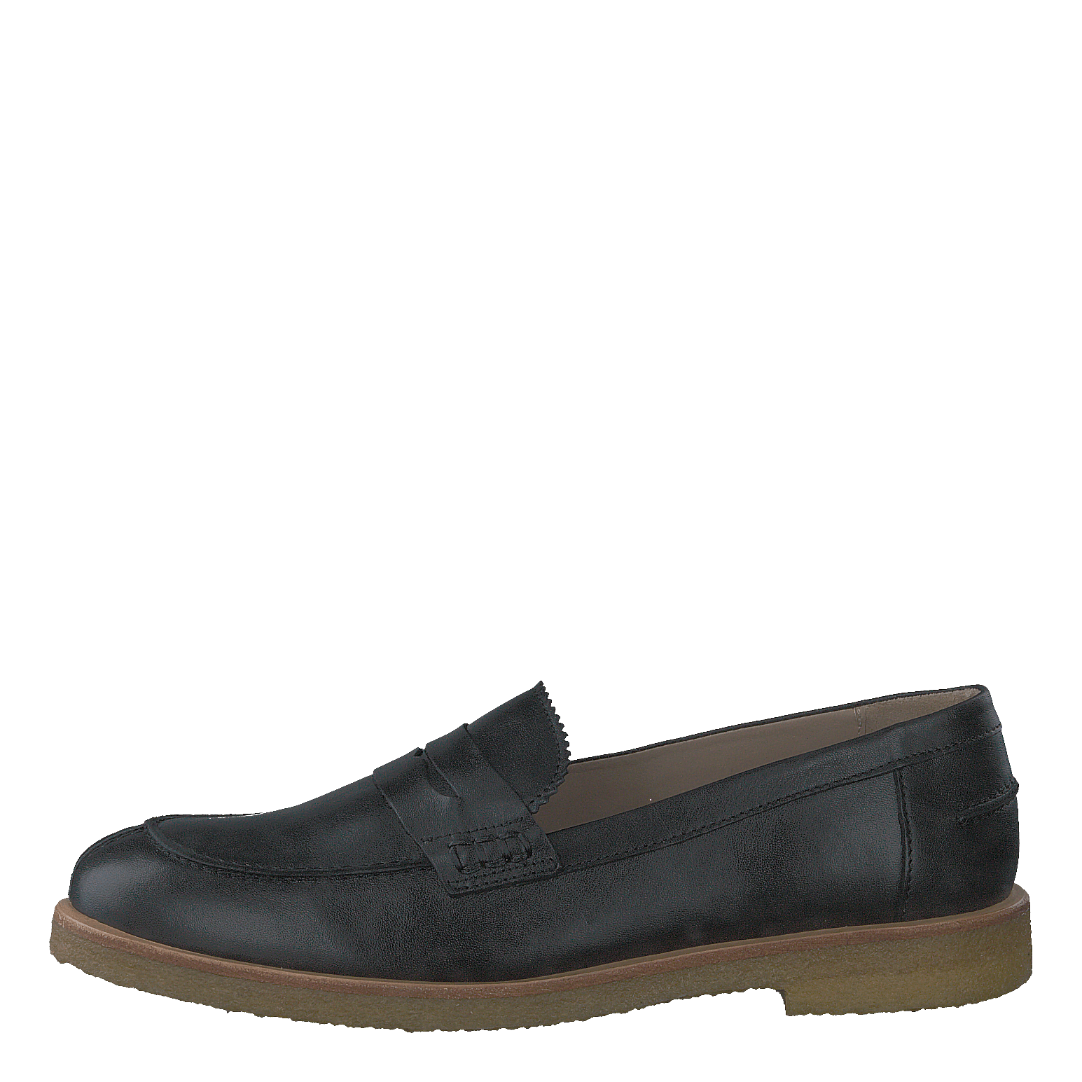 Angulus Classic Loafer With Soft Heelc Black – Brandosa.com