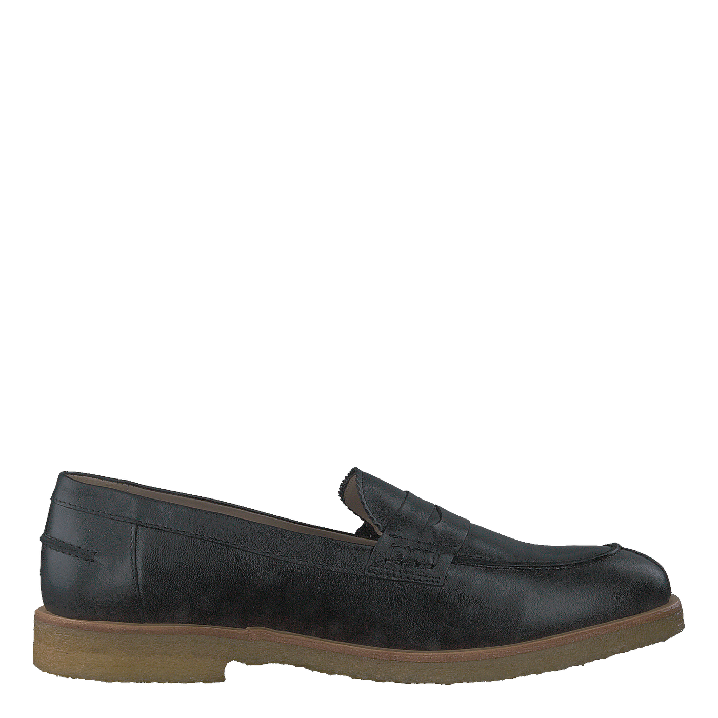 Classic Loafer With Soft Heelc Black