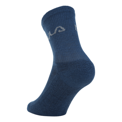 Jr 2pk Wool Sock Web Denim