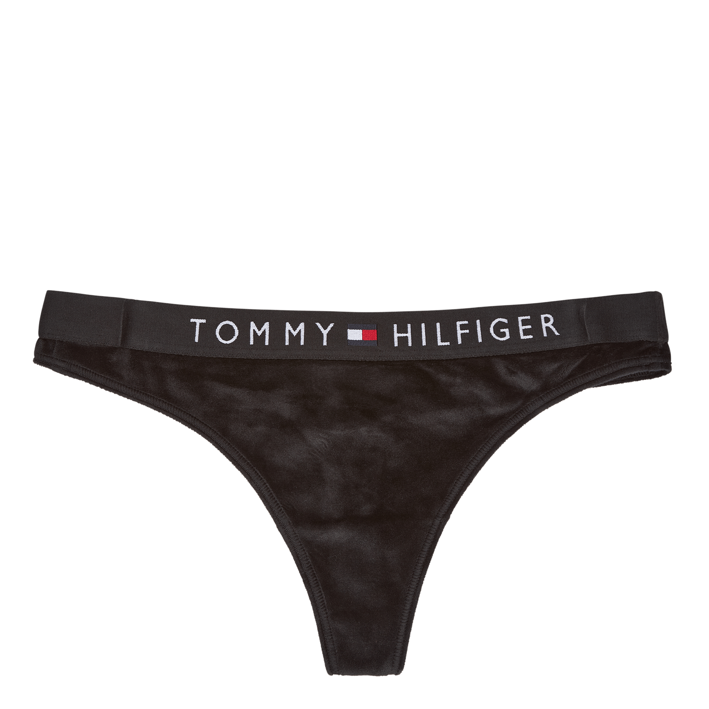 Thong Velour Black