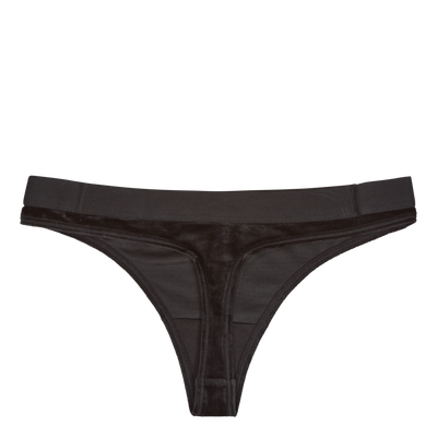 Thong Velour Black