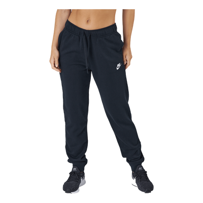 Sportswear Club Fleece Women's Mid-Rise Joggers BLACK/WHITE