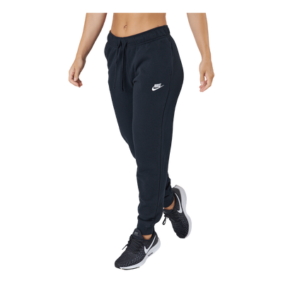 Sportswear Club Fleece Women's Mid-Rise Joggers BLACK/WHITE