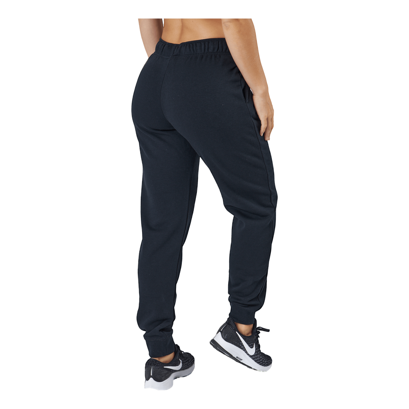 Sportswear Club Fleece Women's Mid-Rise Joggers BLACK/WHITE