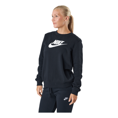 Sportswear Club Fleece Women's Crew BLACK/WHITE