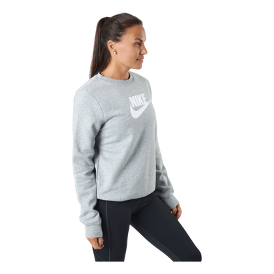 Sportswear Club Fleece Women's Crew DK GREY HEATHER/WHITE