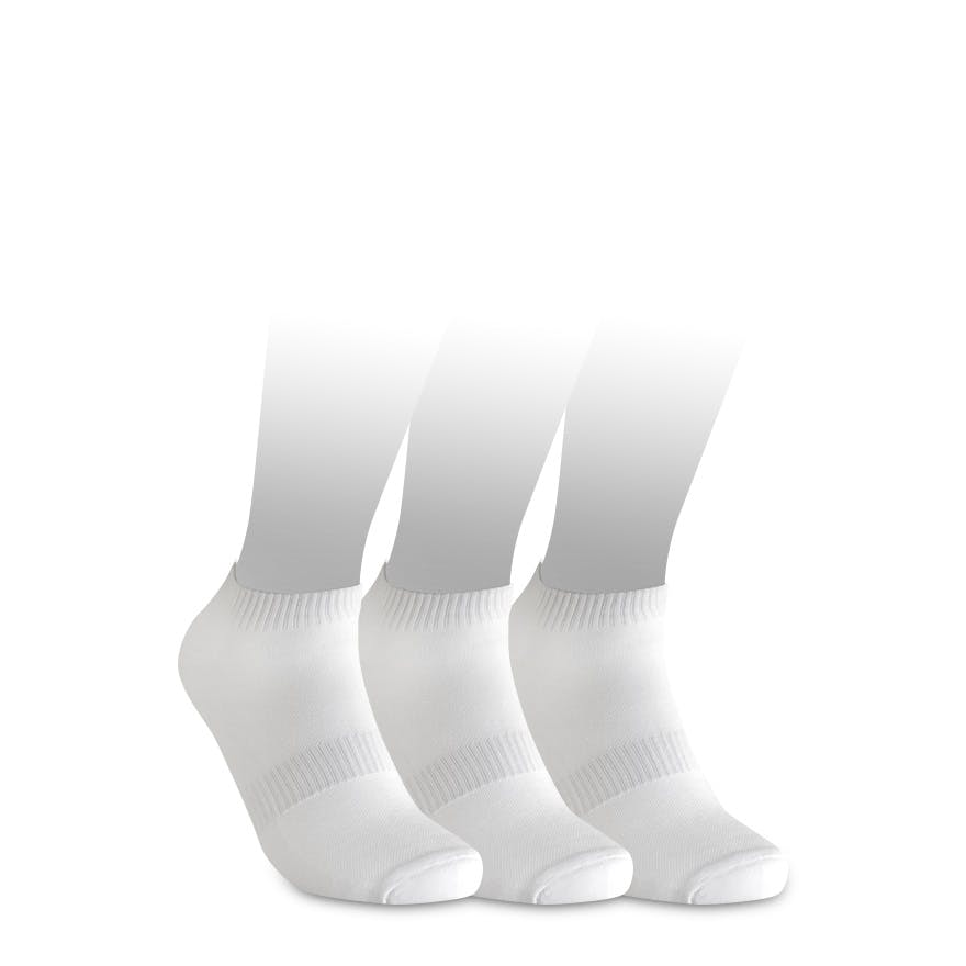 No-show 2.0 Sock 3-pack White