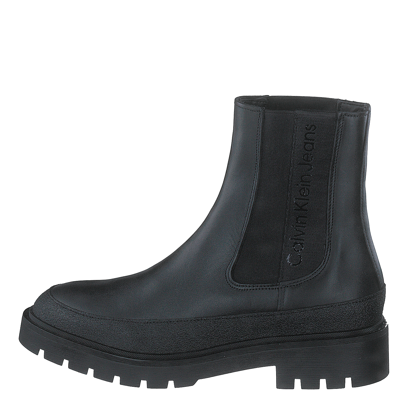 Combat Mid Chelsea Boot Rubber Black