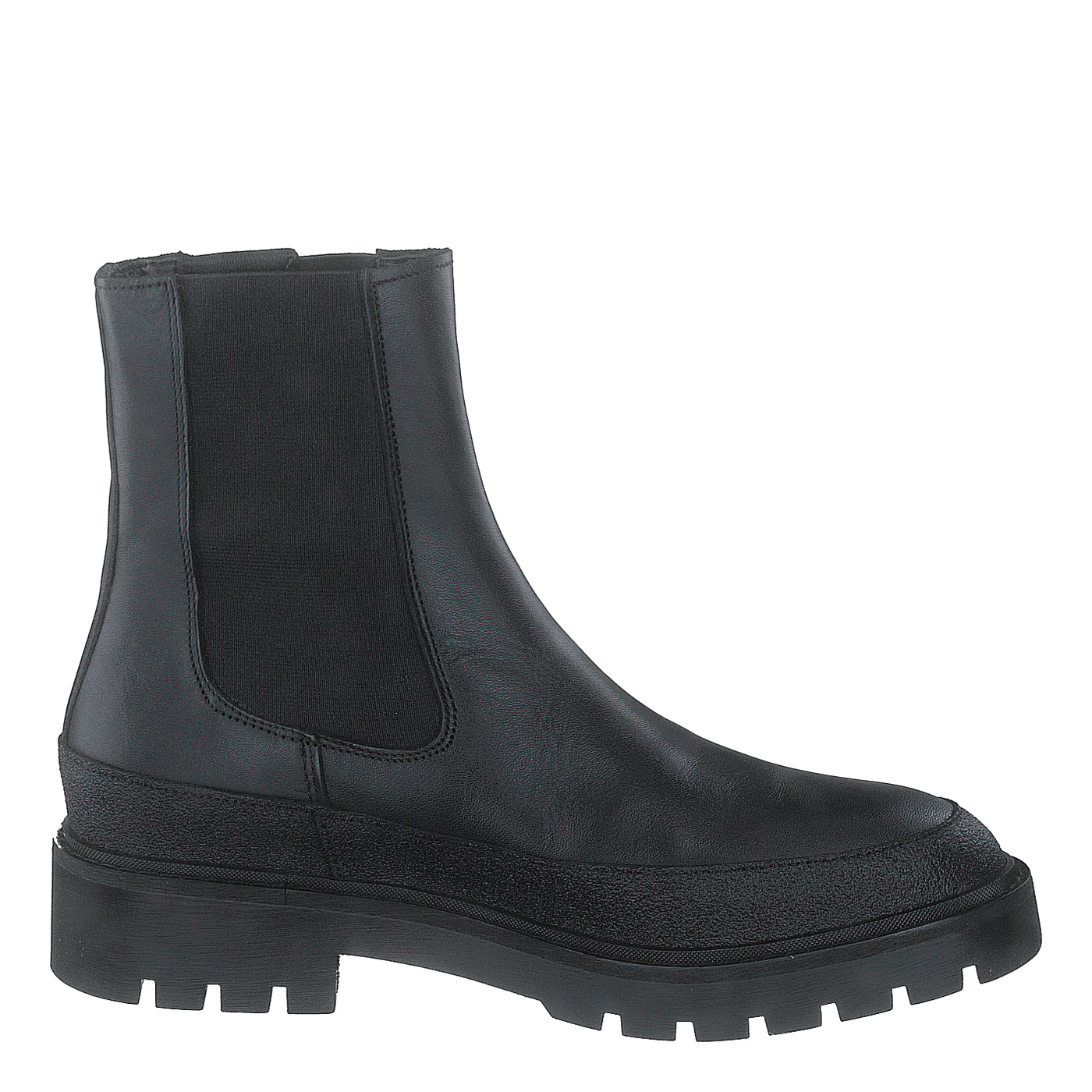 Combat Mid Chelsea Boot Rubber Black