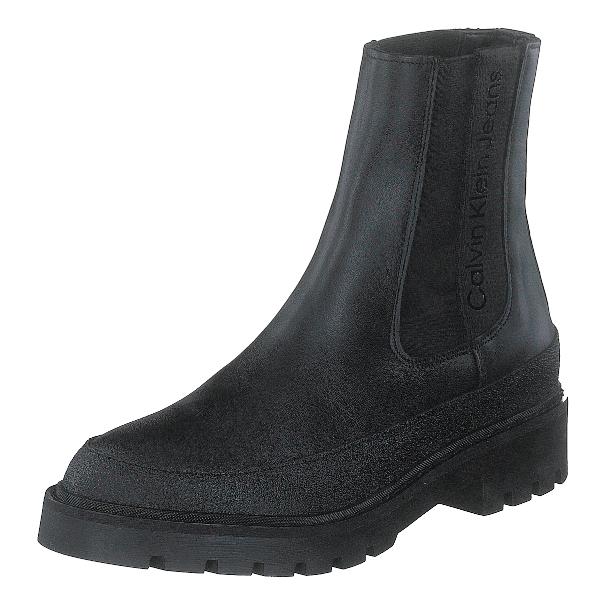 Combat Mid Chelsea Boot Rubber Black