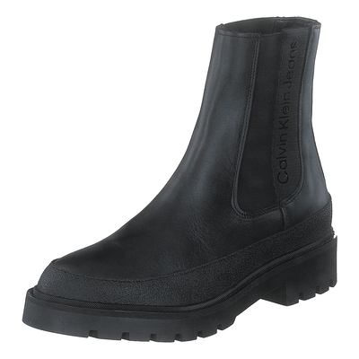 Combat Mid Chelsea Boot Rubber Black