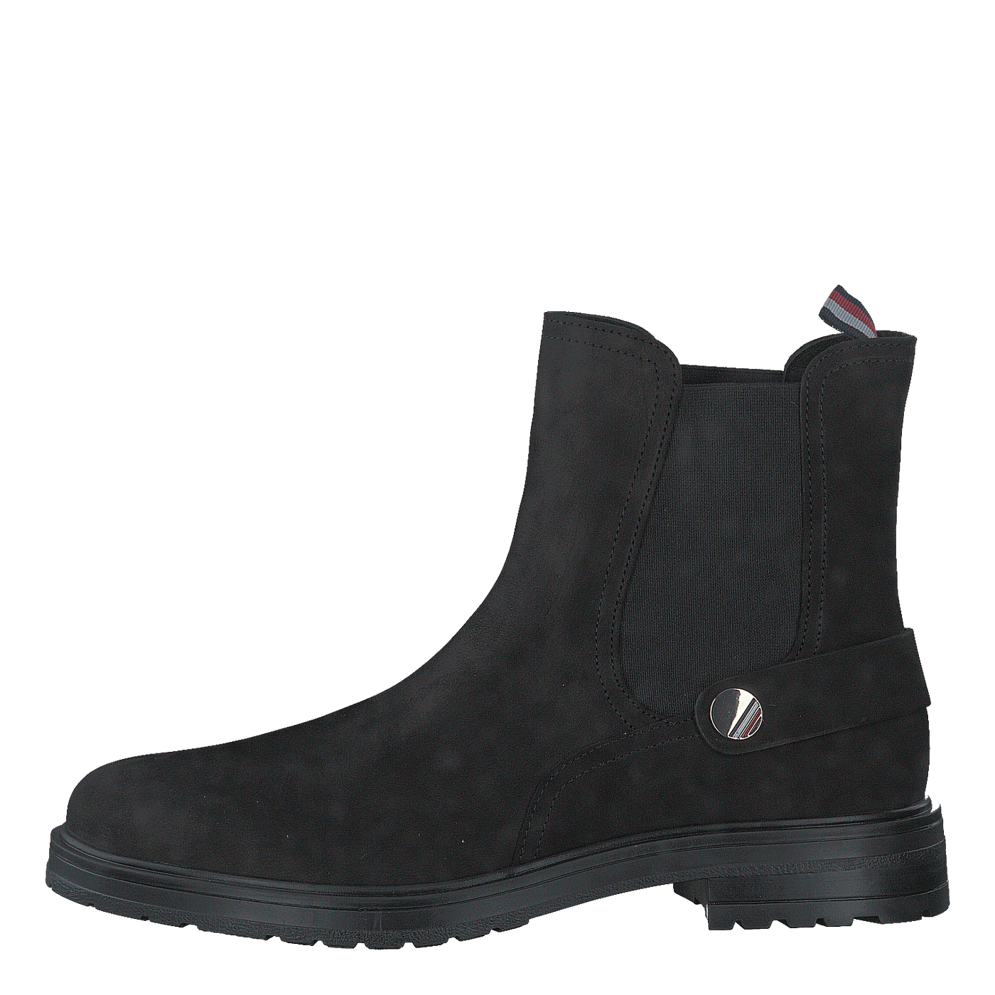 Th Coin Flat Boot Black
