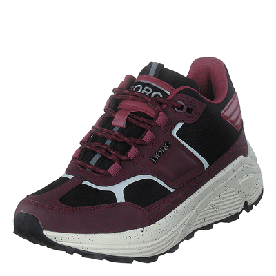 R1300 Mid Blk Spk W Burgundy-black