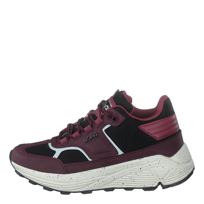 R1300 Mid Blk Spk W Burgundy-black