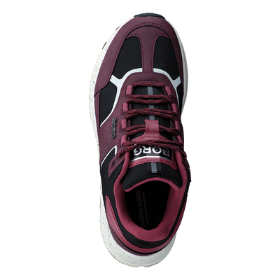 R1300 Mid Blk Spk W Burgundy-black