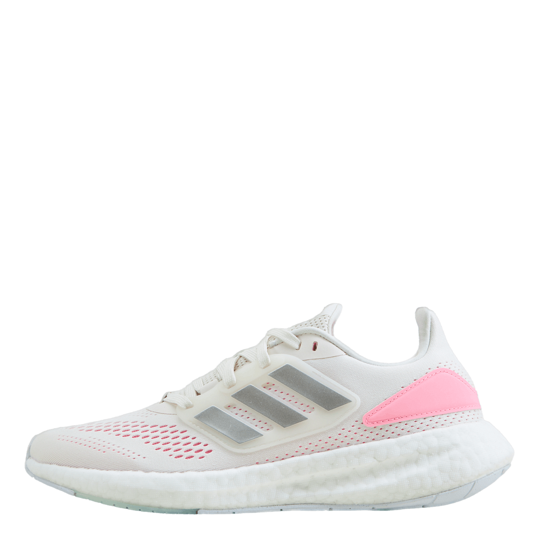 adidas gazelle silver green womens Pureboost 22 Shoes Cloud White / Silver Metallic / Beam Pink – Brandosa.com