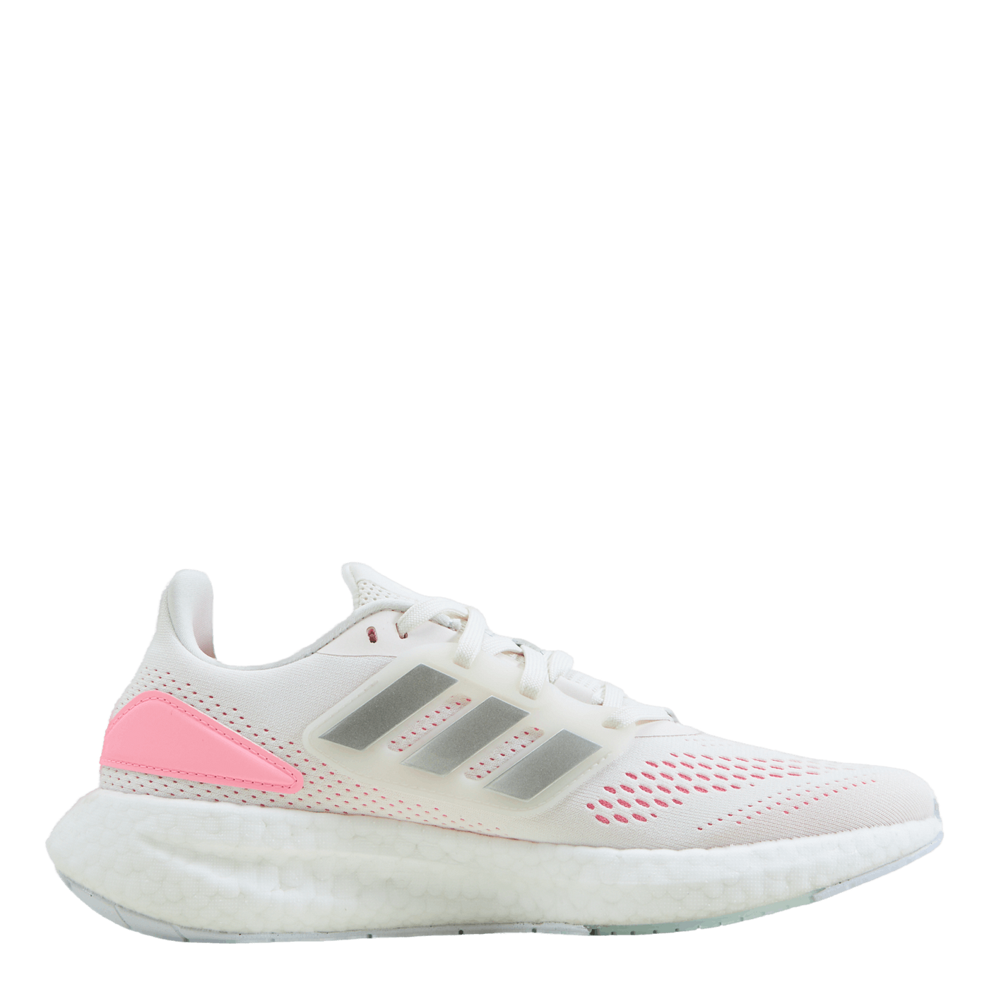 Pureboost 22 Shoes Cloud White / Silver Metallic / Beam Pink