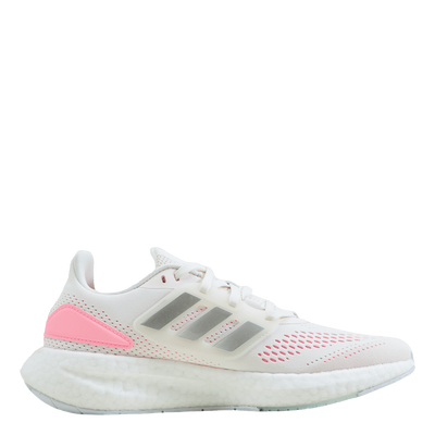 Pureboost 22 Shoes Cloud White / Silver Metallic / Beam Pink