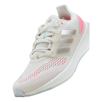 Pureboost 22 Shoes Cloud White / Silver Metallic / Beam Pink