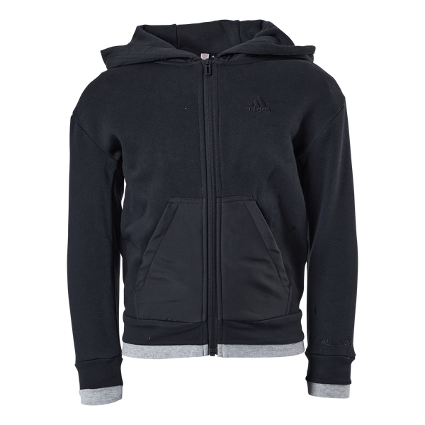 All Szn Fleece Full-Zip Track Top Black