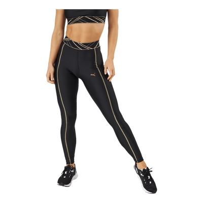 Deco Glam High Waist Full Tigh Puma Black-deco Glam