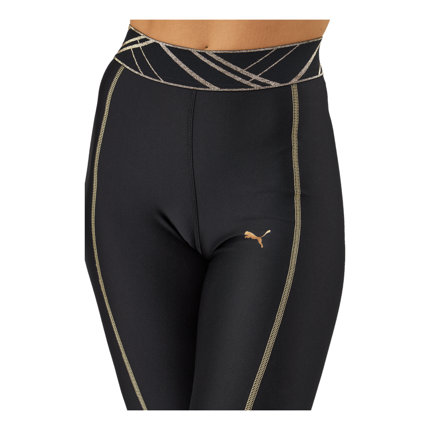 Deco Glam High Waist Full Tigh Puma Black-deco Glam