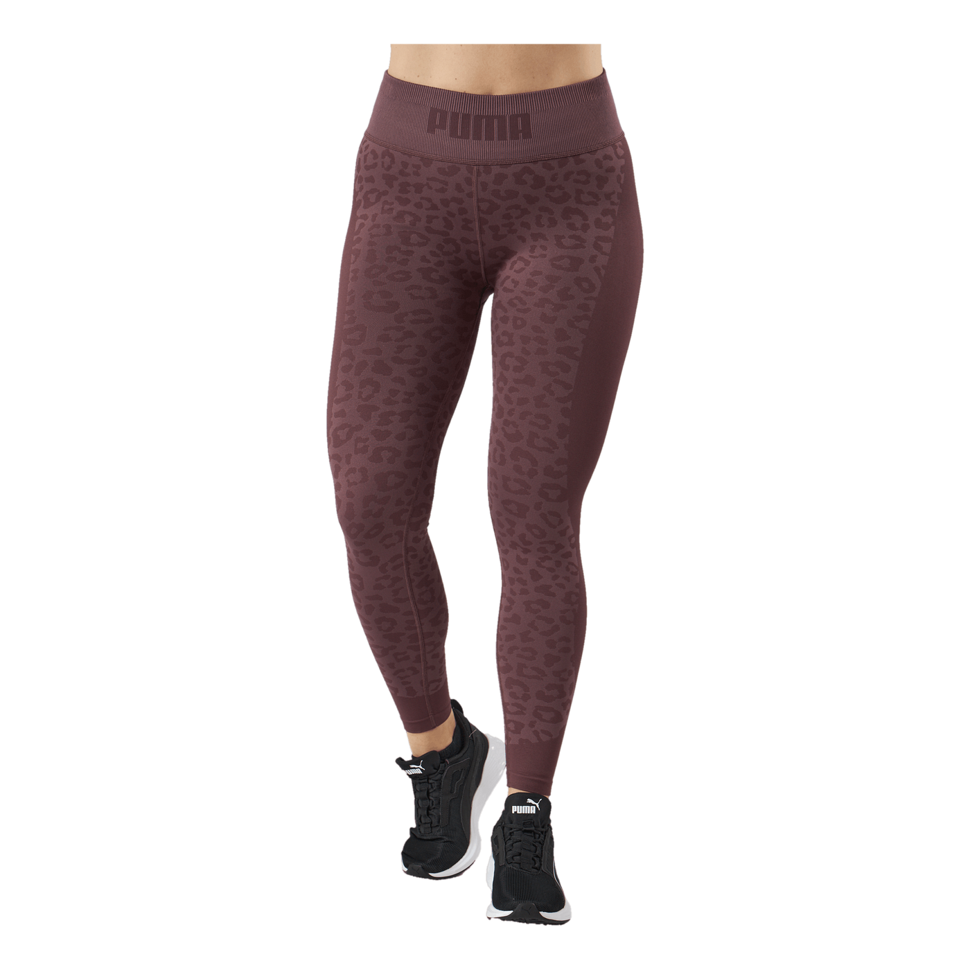 Formknit Seamless High Waist 7 Dusty Plum-leopard Print