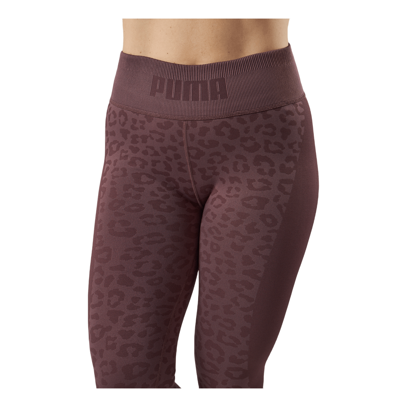 Formknit Seamless High Waist 7 Dusty Plum-leopard Print