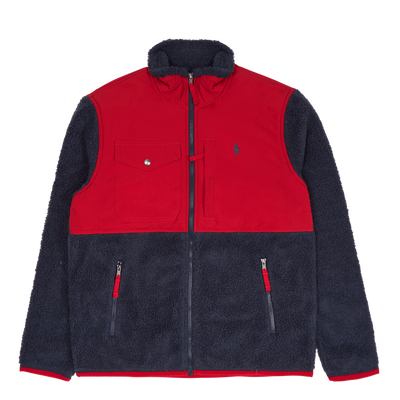 Wind-Blocking Hybrid Jacket Newport Navy/Rl 2000 Red