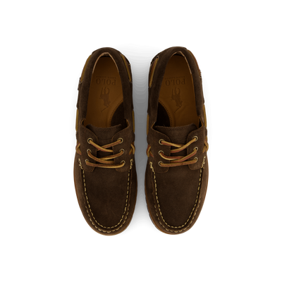 Ranger Suede Boat Shoe Chocolate Brown