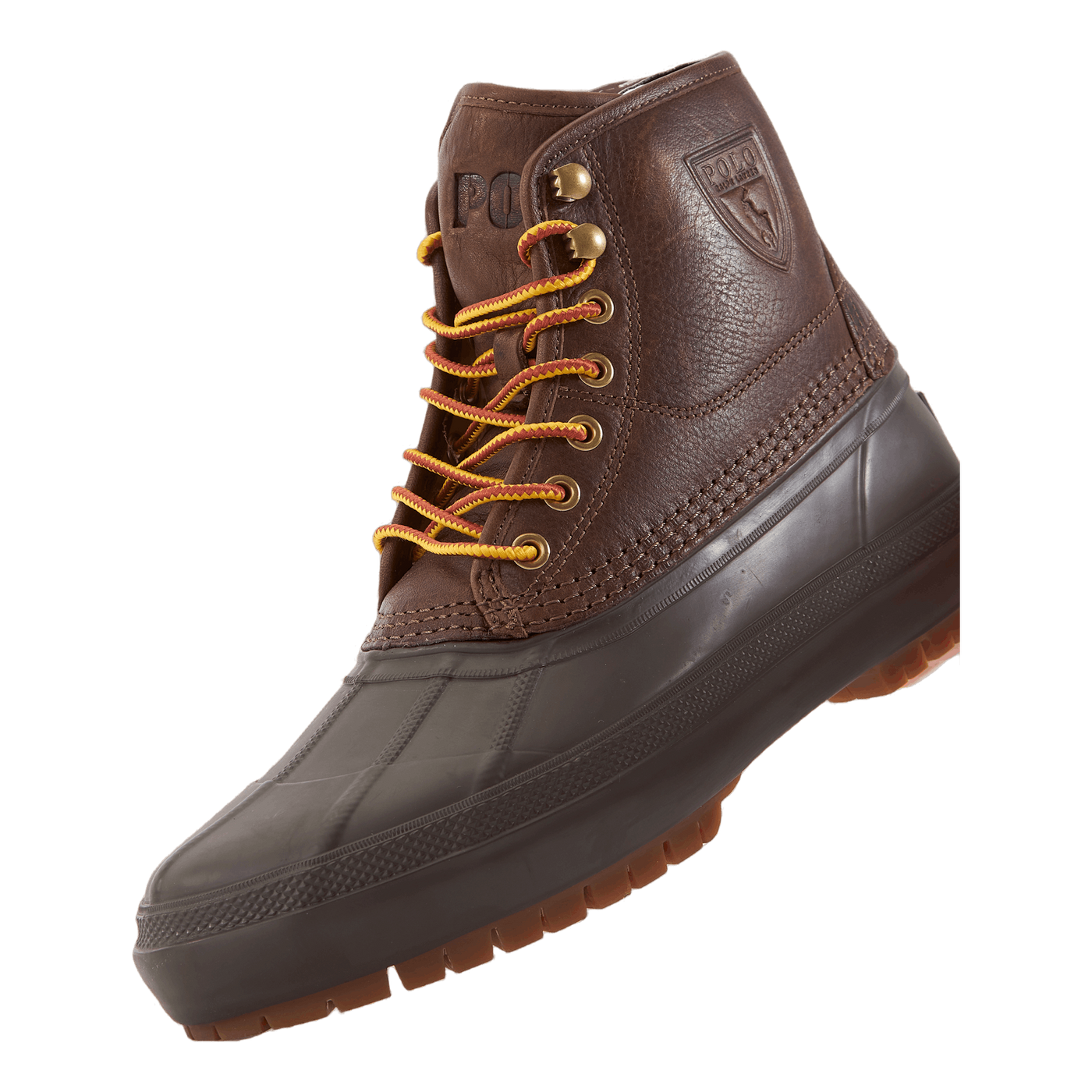 Claus Tumbled Leather Boot Chocolate Brown /Dk Brown