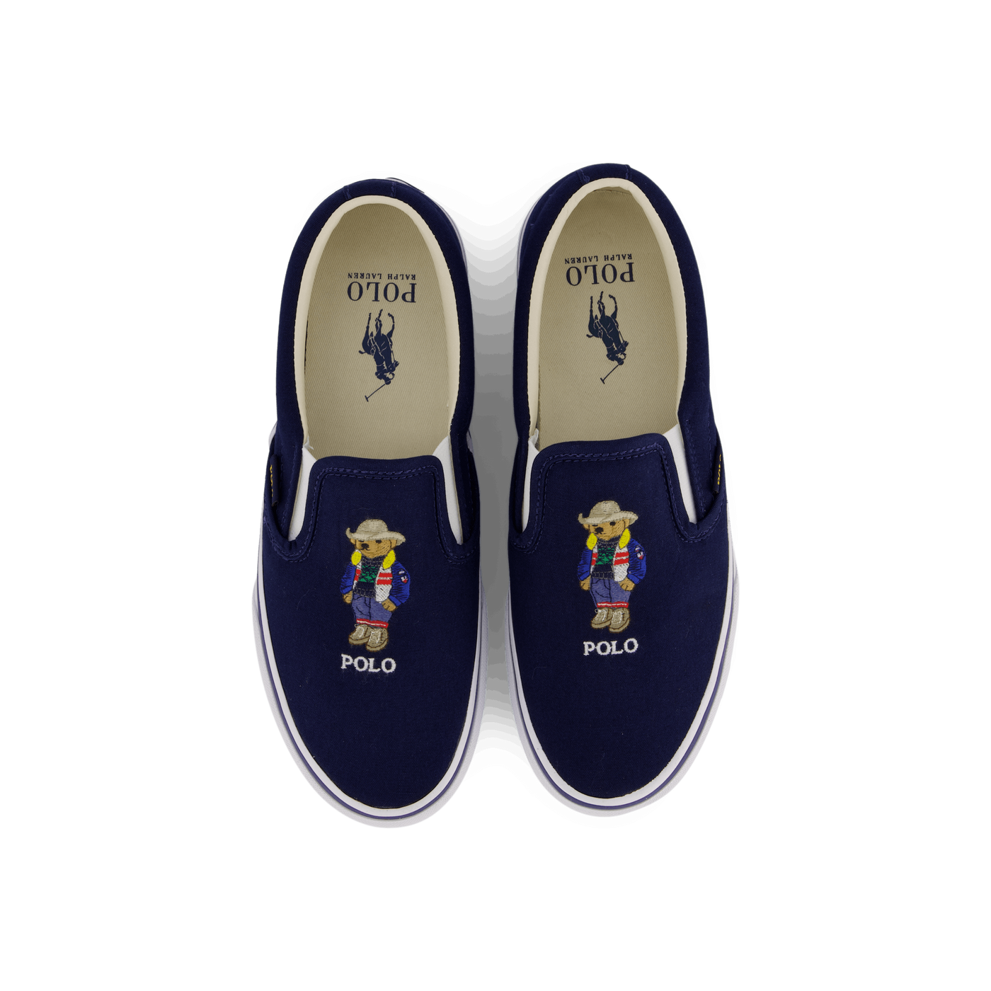 Keaton Polo Bear Slip-On Sneaker Navy