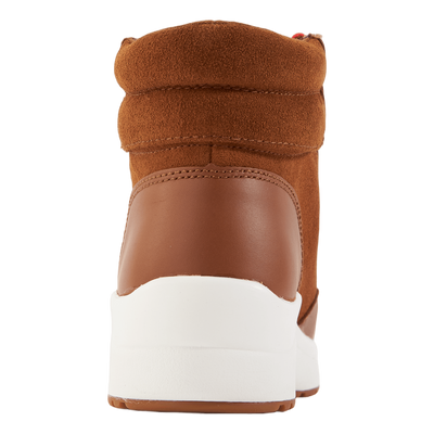 Rylee Suede & Leather High-Top Sneaker Whiskey/Deep Saddle Tan