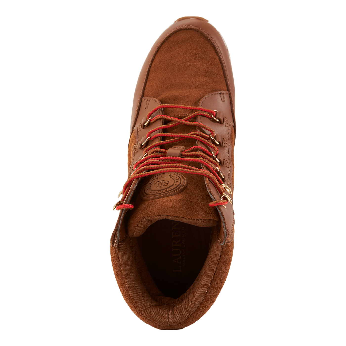 Rylee Suede & Leather High-Top Sneaker Whiskey/Deep Saddle Tan