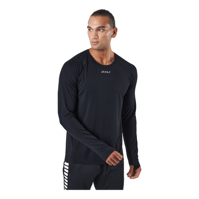 Ignition Base Layer L/s Black/silver Reflective