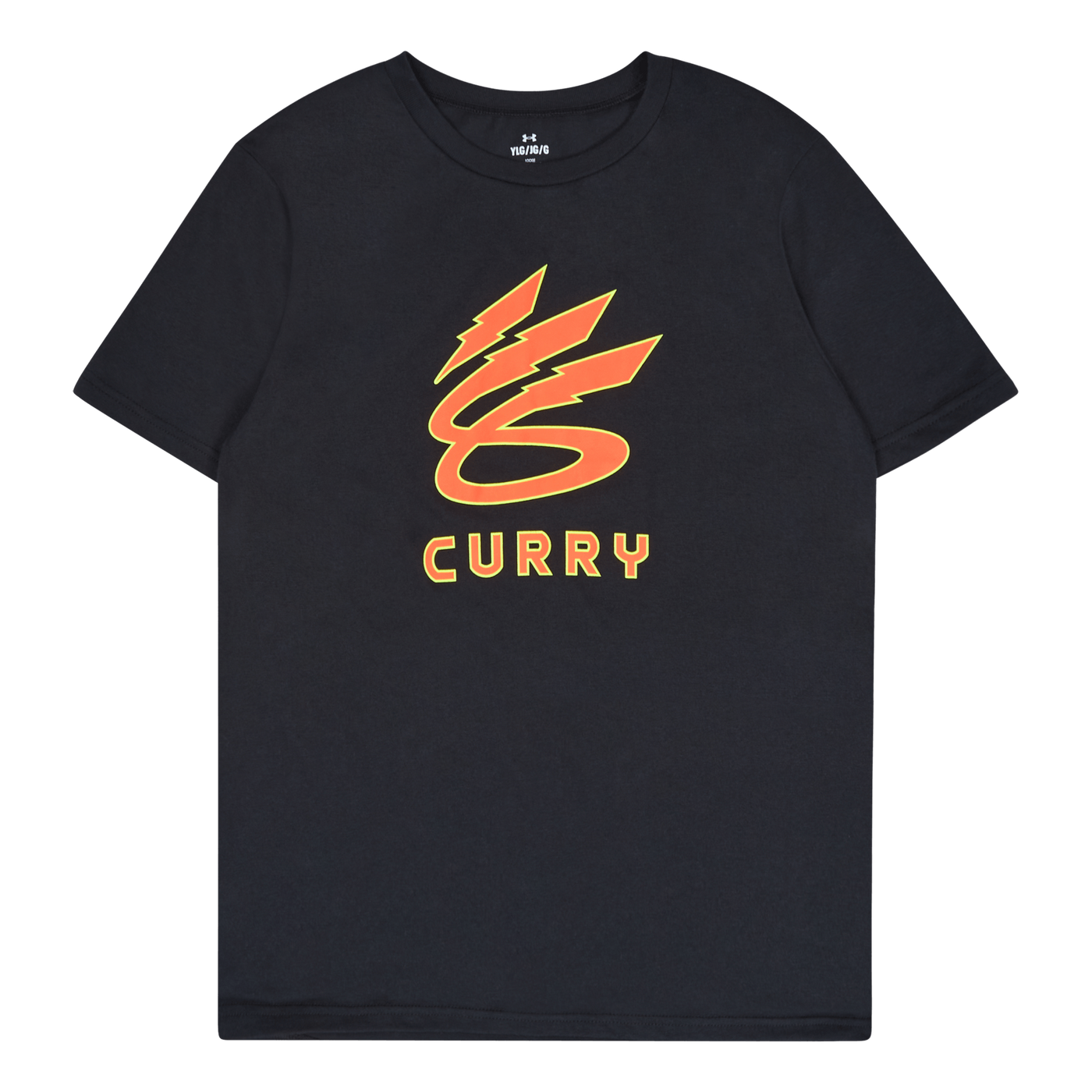 KIDS UA CURRY LIGHTNING LOGO SS