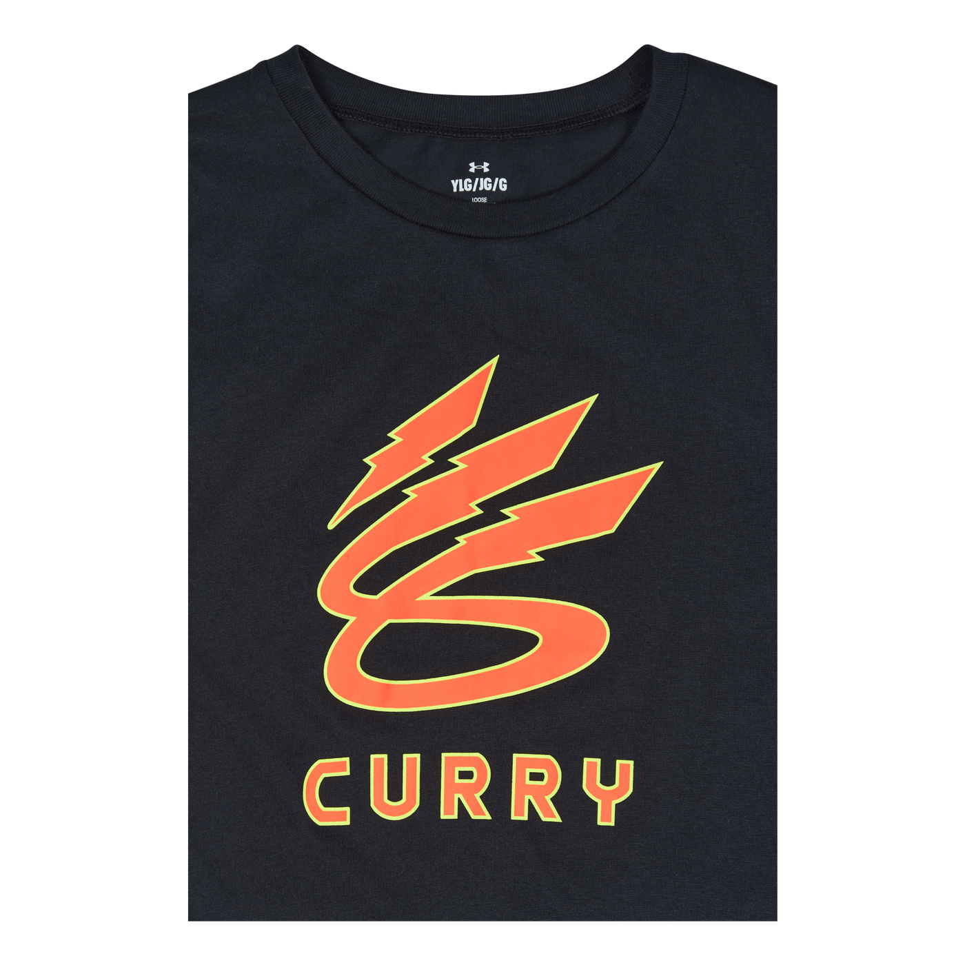 KIDS UA CURRY LIGHTNING LOGO SS