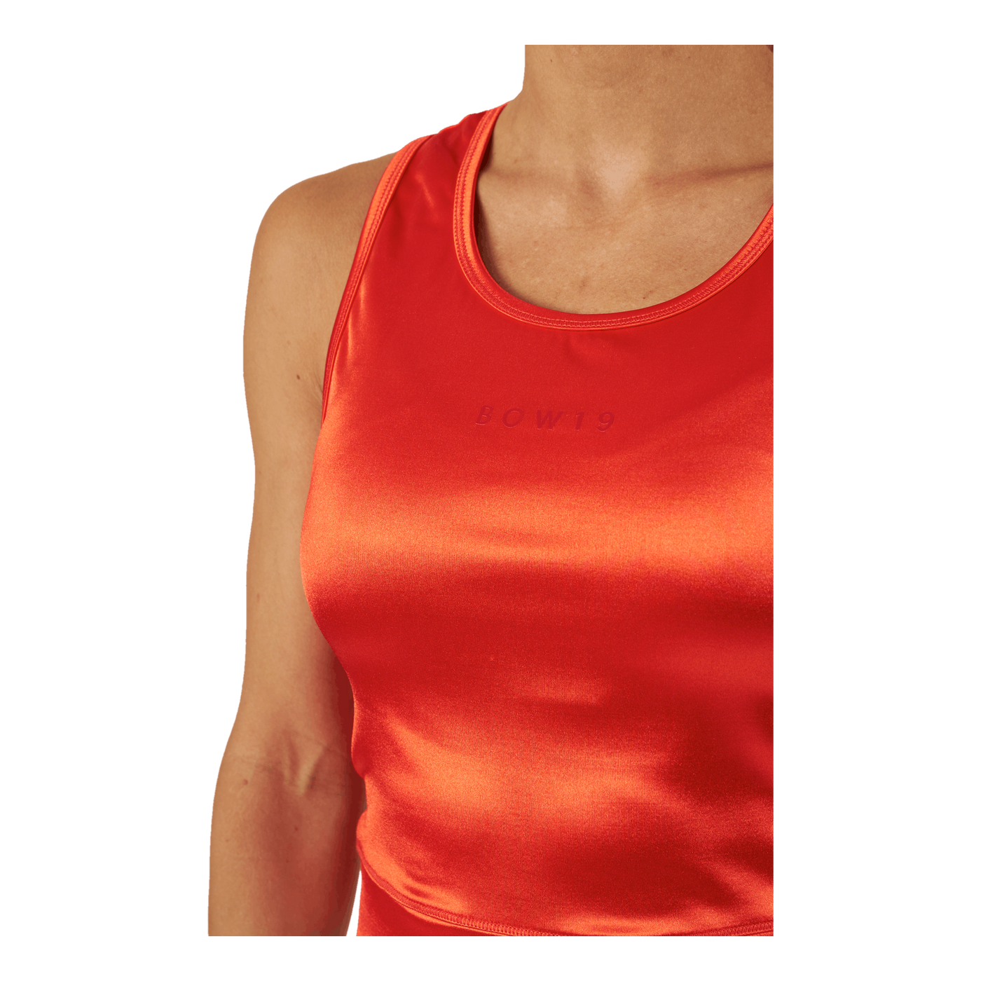 Evy Tank Top Red Metallic