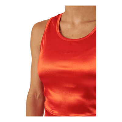 Evy Tank Top Red Metallic