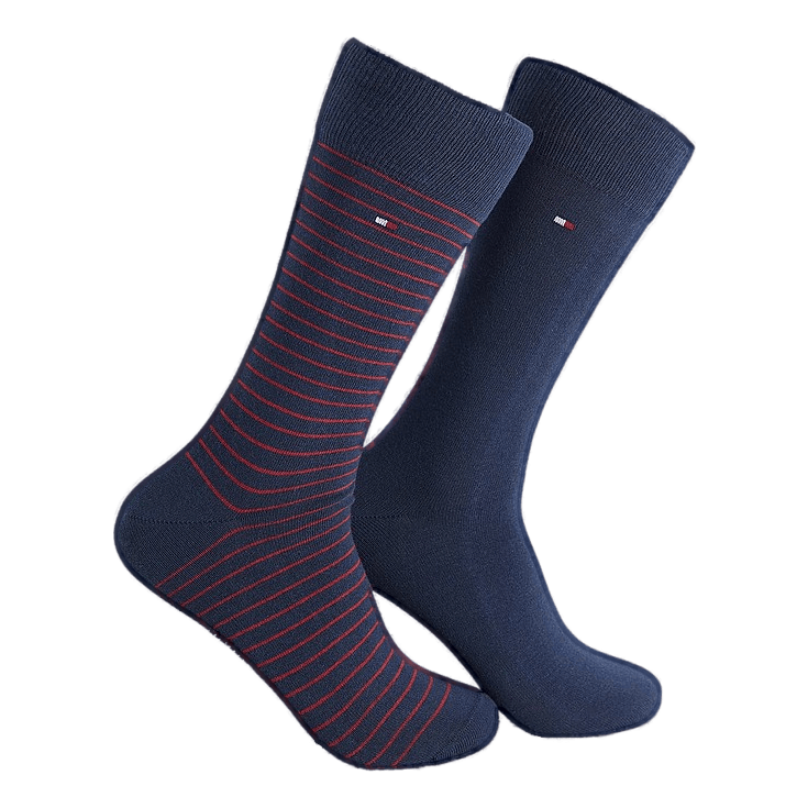 Th Men Small Stripe Sock 2p Tommy Original