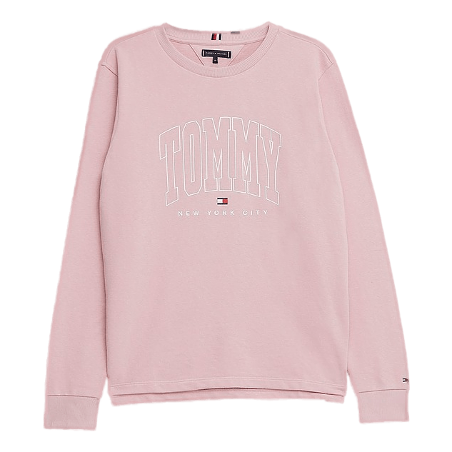Bold Varsity Sweatshirt Th9 - Broadway Pink