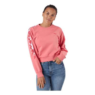 Bettens Cropped Crew Sweat 40021 - Tea Rose