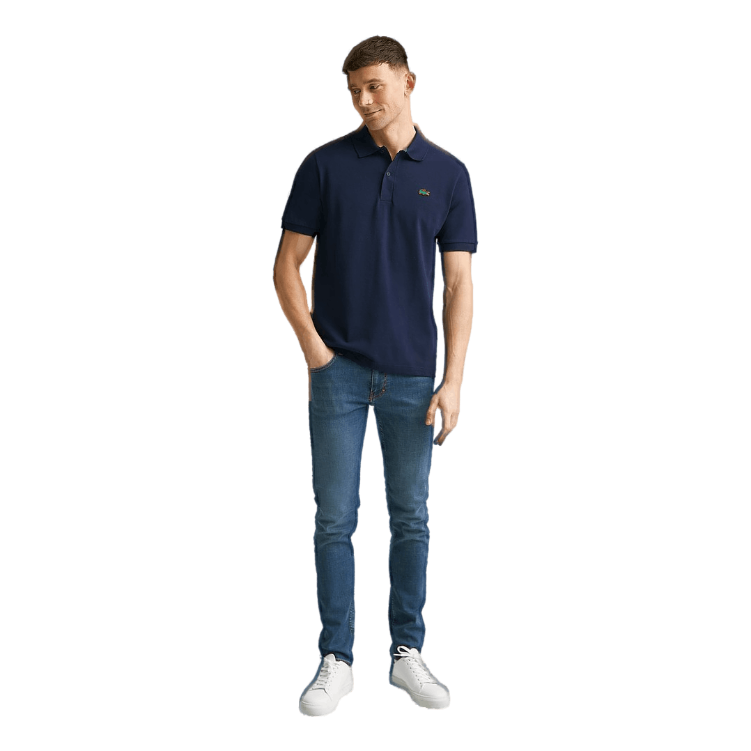 Relaxed Fit Polo Shirt 166 Navy Blue
