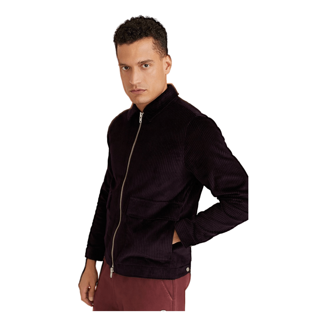 Ortega Corduroy Jacket Purple