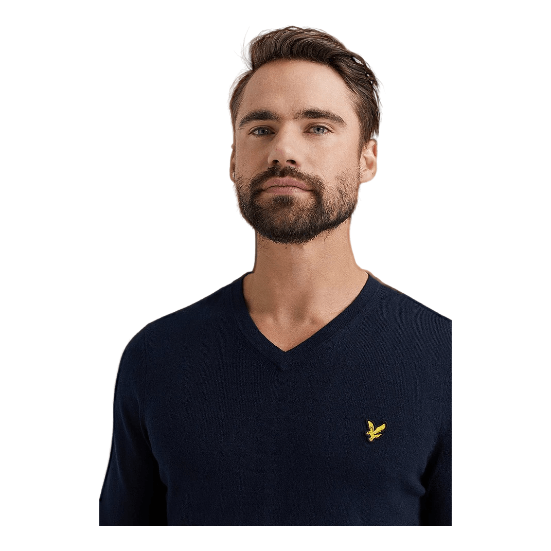 Lyle & Scott Cotton Merino V Neck Jumper